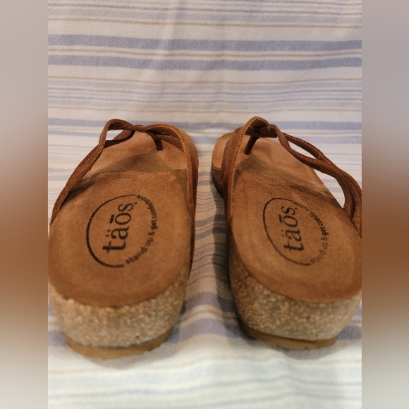 Taos Link Leather Thong Sandal NWOT Size 37 6-6.5 - Picture 3 of 8